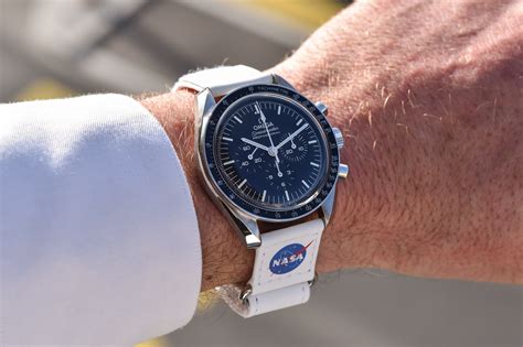 omega nasa replica strap|Black NASA VELCRO® watch strap for Speedmaster Moonwatch .